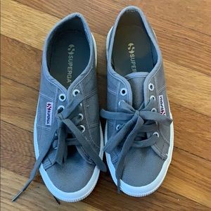 Women’s Gray Superga Sneakers